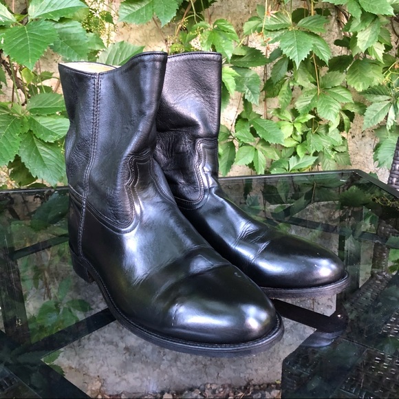 Frye Other - Frye men’s black ankle boots 13D US made